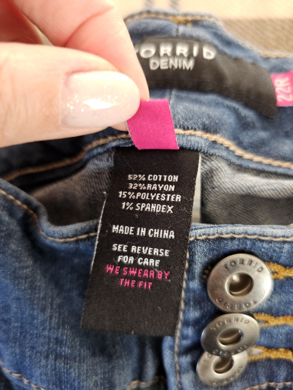 torrid Mid-Rise Ankle Skinny Jeans in Blue Wash - Picture 8 of 8